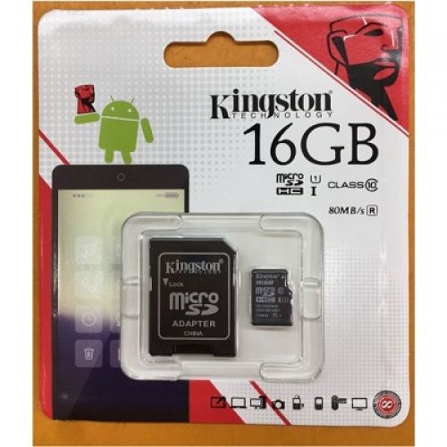 Thẻ nhớ MicroSD Kington 16GB 